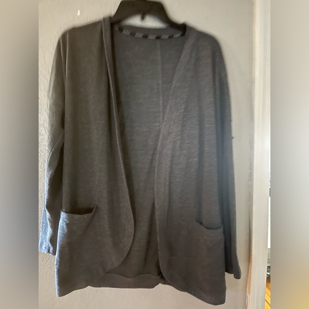 Women’s RBX Grey Cardigan with pockets